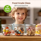 ComSaf 8 oz Wide Mouth Mason Jars, and Crafters Creating DIY Candles and Party - Image 7