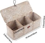 Whitewash Seagrass Tank Basket - Image 6