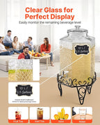 VEVOR Beverage Dispenser, 2.5 Gallon Drink Dispensers - Image 4