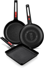 BRA COOKWARE Infinity Nonstick Ribbed Grill Pan | Cast Aluminum Searing Skillet - Image 10