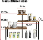 Countertop Organizer Organization 3 Tier Kitchen Corner Shelves Adjustable - Image 2