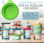 4 Pack Universal Pet Food Can Covers Lids - Image 3