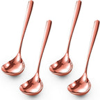 Comicfs Soup Ladle, 4 Pack Durable SUS 304 Stainless Steel by Comicfs