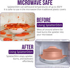 L.I.Q Silicone Splatter Guard – Fits 10 and 12 Inch Pots – Microwave Safe and - Image 9