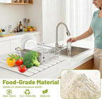 Large Stone Dish Drying Mat for Kitchen Counter, Water Absorbent Diatomaceous - Image 4