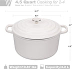 VORRINGARD Enameled Cast Iron Dutch Oven Pot - Image 2