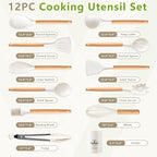 SAKAMOSH Silicone Cooking Utensils Set - Image 2