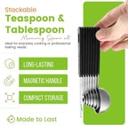 Spring Chef Stainless Steel Magnetic Measuring Spoons Set of 8 - Image 6
