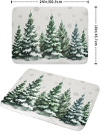 Winter Pine Tree Dish Drying Mat - Image 2