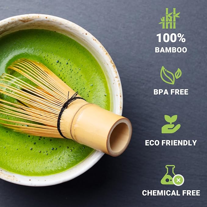 Bamboo Matcha Whisk 80/100/120 Prong, Traditional Japanese Chasen Matcha - Image 2