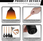 HaWare Kitchen Cooking Utensils Set, 23-Piece Silicone Kitchen Utensils Spatula - Image 4