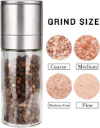 Gulex® Salt and Pepper Grinder Set, Pepper Mill, Sea Salt Shaker Grinder - Image 2