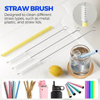 6 Pack Holikme 4 in 1 Cup Lid Cleaning Brush Set - Image 5