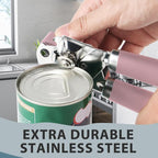 Safring Can Opener Manual, Heavy Duty Handheld Strong Can Opener - Image 4