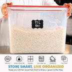 Shazo 2 PC Flour Sugar Storage Containers - Image 8