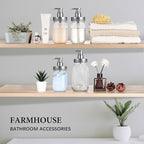 Amolliar Plastic Mason Jar Soap Dispenser - Image 6