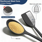 Silicone Spatula Turner, 600°F Heat Resistant Spatulas - Image 5