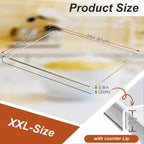 JJL Acrylic Cutting Board with Counter Lip, 24 x 18 Inches, Food-Grade - Image 6