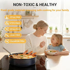 Ammeloo 21-Piece Ceramic Pots and Pans Set Non Stick - Image 2