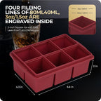 Large Ice Cube Trays for Whiskey, Silicone Ice Cube Tray, - Image 6