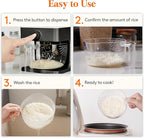Lifewit 2 Pack Rice Dispenser 25 Lbs, Rice Storage Container Sealed Moisture - Image 8
