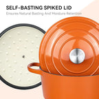 Miereirl 6 Quart Enameled Dutch Oven Pot - Image 5