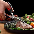 LIVINGO Kitchen Shears Heavy Duty: Cooking Scissors Dishwasher Safe Come Apart - Image 2