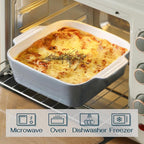 DOWAN 8x8 Baking dish, Square Baking Pan, Ceramic Casserole Dishes - Image 3