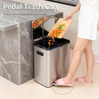 PayLessHere Dual Compartment Trash Can - Image 3