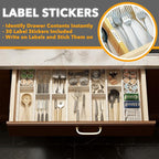 SpaceAid Bamboo Drawer Dividers - Image 3