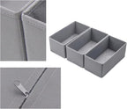 Small Foldable Fabric Drawer Organizer 3-Pack - Image 3
