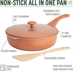 Goodful All-in-One Pan, High-Performance Cast Construction, Dishwasher Safe - Image 4