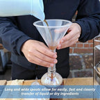 8 Pcs 3.5 Inch Wide Mouth Plastic Funnels, Easy and Smooth Content Transfer - Image 4