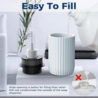 Ceramic Foaming Hand Soap Dispenser，12 oz Bathroom Soap Dispensers， Lotion - Image 3