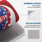 Kawani 4th of July Dish Drying Mat 18x24 Inch Spring Summer Patrioti Gnome - Image 4