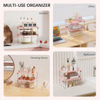 STARLATTA 2 Pcs Cabinet Organizer Shelf，Stackable Kitchen Counter Shelves - Image 6