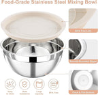 7 Piece Stainless Steel Mixing Bowls - Image 3