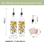 Topadorn 17 oz Olive Oil Dispenser Bottle Set - Image 6