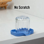 Zulay Kitchen Small Silicone Sponge Holder – Space-Saving Sink Organizer Tray - Image 7