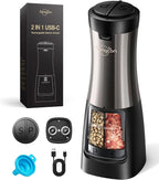 Sangcon Electric Salt and Pepper Grinder Set Shakers 2 IN 1 - Image 9