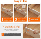 Lifewit 8 Pack 5" High Drawer Dividers 34-56cm/13.5-22" Adjustable Drawer - Image 3