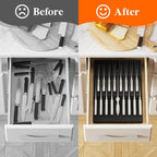 Lifewit Magnetic Drawer Knife Organizers Insert, Kitchen Plastic In Drawer - Image 9