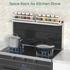 LUCYCAZ 2 Pack Wall Mounted Spice Rack - Image 9
