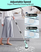 Electric Spin Scrubber for Cleaning Bathroom, Shower Scrubber Cordless Cleaning - Image 3