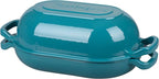 VORRINGARD Enameled Cast Iron Sourdough Bread Oven, Dutch Oven, Loaf Cast Iron - Image 8