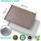 SIKADEER 25" x 22" Under Sink Mat Waterproof, Silicone Mat Kitchen Drawer Shelf - Image 3