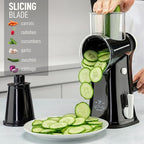 Zulay Kitchen Rotary Cheese Grater 5 Blade Cheese Shredder - Image 5