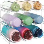 Lifewit 3 Tier Stackable Water Bottle Organizer by Lifewit