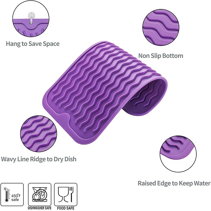 MicoYang Silicone Dish Drying Mat - Image 3