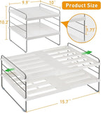 2 Pack Pantry Organization and Storage, Expandable Foil and Plastic Wrap - Image 3